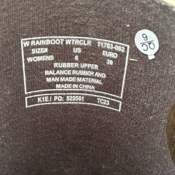 Bogs Women 8 Classic High Boot Floral Winter Boot Rubber Snow Rain Tall - Picture 10 of 11